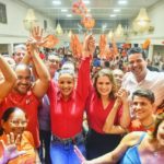 MÁRCIA CONRADO COMEMORA APOIO DE MARÍLIA ARRAES