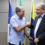 EX-SENADOR ARMANDO MONTEIRO VISITA MANO MEDEIROS