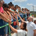 EM IPOJUCA, PREFEITA CÉLIA SALES INAUGURA ESCOLA DE TEMPO INTEGRAL DE NOVA CAMELA